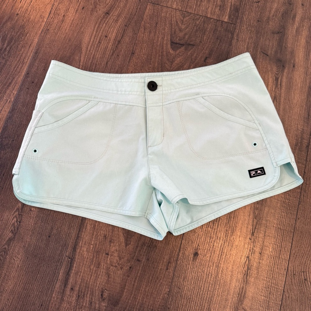 Pelagic Green Athletic Shorts Lightweight Modern Fit